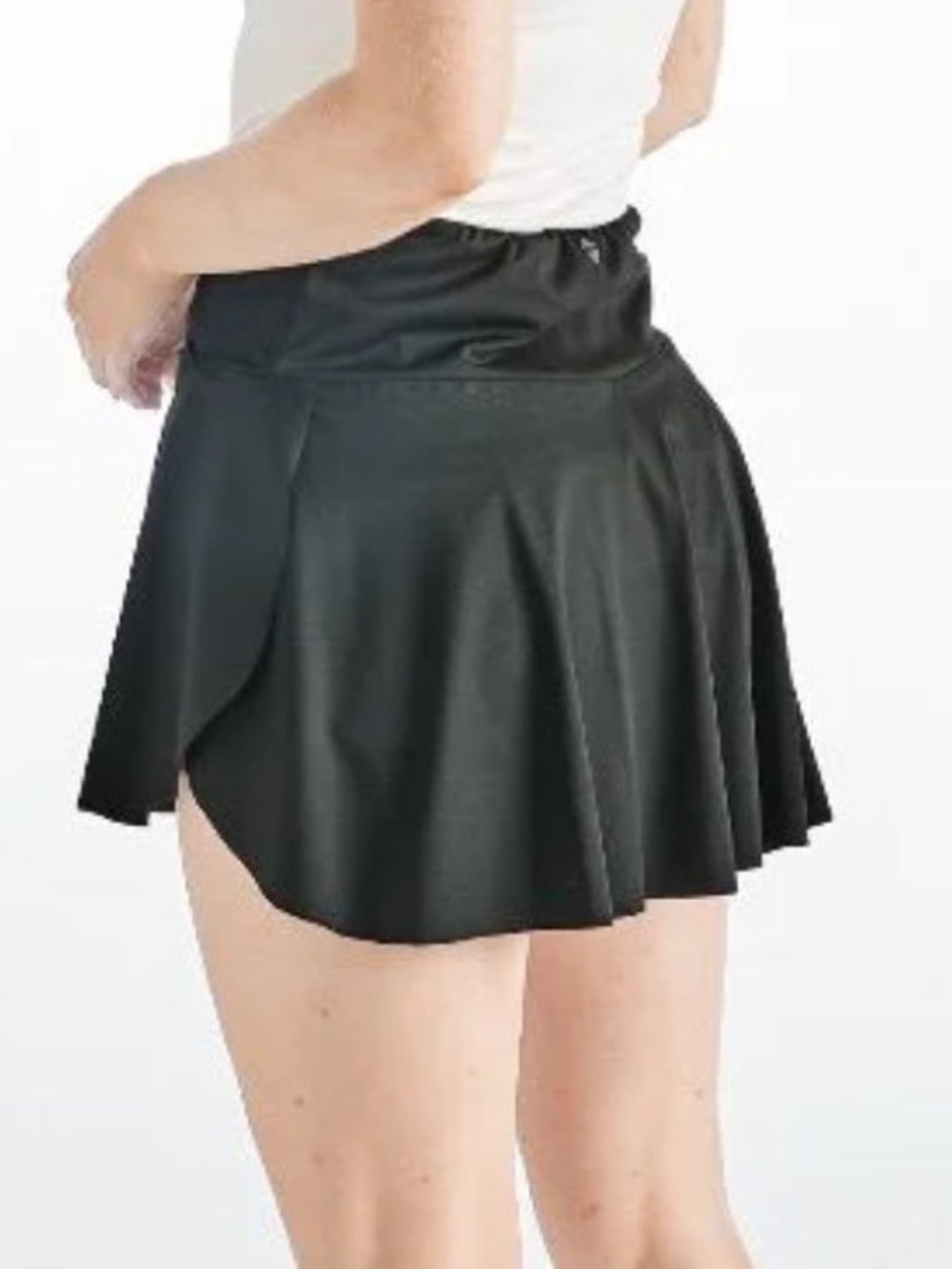 Simply Southern Women’s Black Flared Skirt with Layered Hem XL